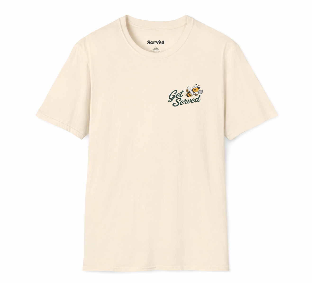 Get Served Flushing Meadows 2026 Tee — Ivory